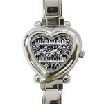 90a30151-30e5-41a4-8f9f-ca3e99b2c8da Heart Italian Charm Watch