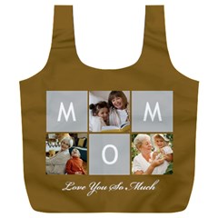 Personalized Mom Love You So Much Photo Recycle Bag Full Print Recycle Bag (XXXL) from UrbanLoad.com Back