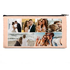 Personalized Collage Diamond Photo Pencil Case Pencil Case from UrbanLoad.com Back