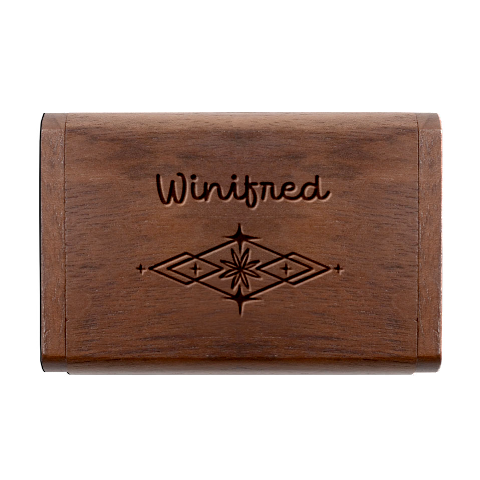 Personalized Totem Name Wood Oval USB Flash Drive Wood Oval USB Flash Drive from UrbanLoad.com Box