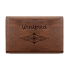 Personalized Totem Name Wood Oval USB Flash Drive Wood Oval USB Flash Drive from UrbanLoad.com Box