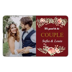 Personalized Name Any Text Couple Wedding Memories Gift Name Card Style USB Flash Drive Name Card Style USB Flash Drive from UrbanLoad.com Back