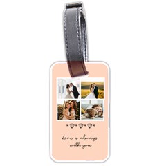Personalized Photo Name Diamond Luggage Tag (two sides) Luggage Tag (two sides) from UrbanLoad.com Front