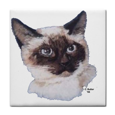 Siamese Tile Coaster from UrbanLoad.com Front
