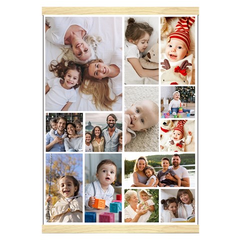 Personalized 13 Photos Hanging Canvas Print Hanging Canvas Prints 16  x 22  from UrbanLoad.com Front