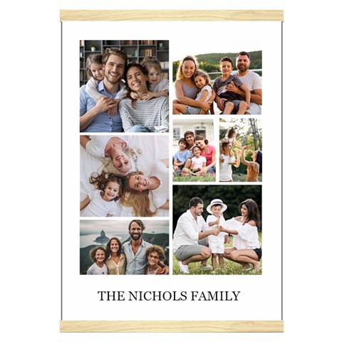Personalized 7 Photos Hanging Canvas Print Hanging Canvas Prints 16  x 22  from UrbanLoad.com Front