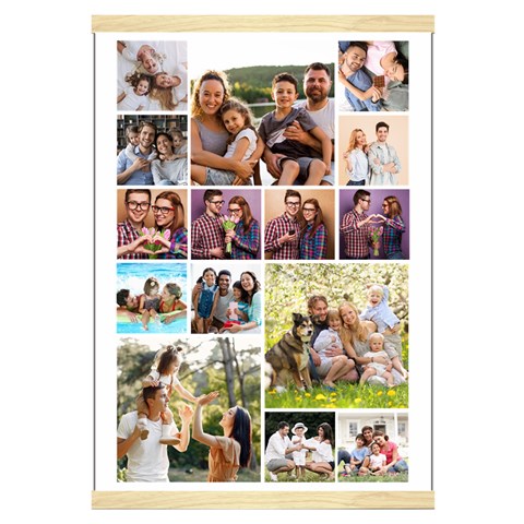 Personalized 15 Photos Hanging Canvas Print Hanging Canvas Prints 16  x 22  from UrbanLoad.com Front