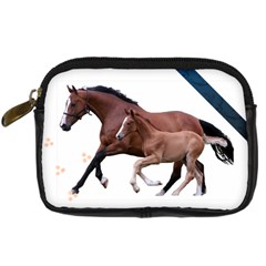 Mare and foal Digital Camera Leather Case from UrbanLoad.com Front