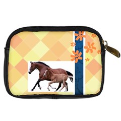 Mare and foal Digital Camera Leather Case from UrbanLoad.com Back