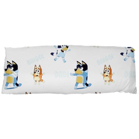 Bluey, Bluey merch, Bluey pattern, Bluey Bluey, bingo, Bluey design, bluey dog 40 x15  Body Pillow Case Dakimakura (Two Sides) from UrbanLoad.com Front