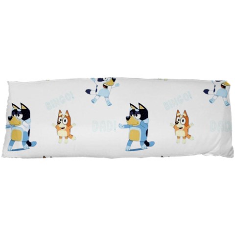 Bluey, Bluey merch, Bluey pattern, Bluey Bluey, bingo, Bluey design, bluey dog 47 x17  Body Pillow Case Dakimakura (Two Sides) from UrbanLoad.com Front