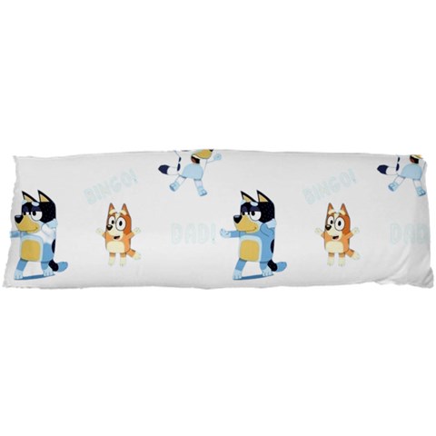 Bluey, Bluey merch, Bluey pattern, Bluey Bluey, bingo, Bluey design, bluey dog 63 x21  Body Pillow Case Dakimakura (Two Sides) from UrbanLoad.com Back