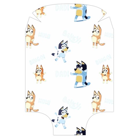 Bluey, Bluey merch, Bluey pattern, Bluey Bluey, bingo, Bluey design, bluey dog Luggage Cover (Large) from UrbanLoad.com Front