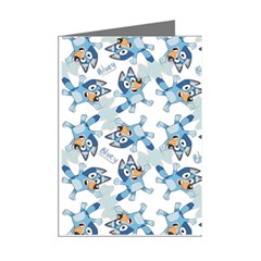 Bluey, Bluey merch, Bluey pattern, Bluey Bluey, bingo, Bluey design, bluey dog Mini Greeting Cards (Pkg of 8) from UrbanLoad.com Right