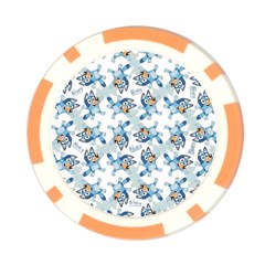 Bluey, Bluey merch, Bluey pattern, Bluey Bluey, bingo, Bluey design, bluey dog Poker Chip Card Guard (10 pack) from UrbanLoad.com Front