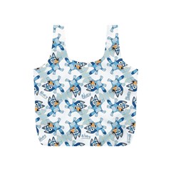 Bluey, Bluey merch, Bluey pattern, Bluey Bluey, bingo, Bluey design, bluey dog Full Print Recycle Bag (S) from UrbanLoad.com Front