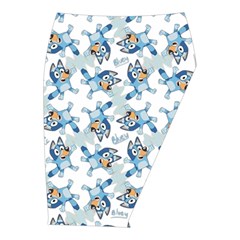 Bluey, Bluey merch, Bluey pattern, Bluey Bluey, bingo, Bluey design, bluey dog Midi Wrap Pencil Skirt from UrbanLoad.com  Front Right 