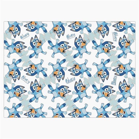 Bluey, Bluey merch, Bluey pattern, Bluey Bluey, bingo, Bluey design, bluey dog Roll Up Canvas Pencil Holder (M) from UrbanLoad.com Front
