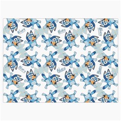 Bluey, Bluey merch, Bluey pattern, Bluey Bluey, bingo, Bluey design, bluey dog Roll Up Canvas Pencil Holder (M) from UrbanLoad.com Front