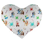 Bluey, Bluey merch, Bluey pattern, Bluey Bluey, bingo, Bluey design, bluey dog Large 19 Premium Flano Heart Shape Cushions Bluey, Bluey merch, Bluey pattern, Bluey Bluey, bingo, Bluey design, bluey dog Large 19 Premium Flano Heart Shape Cushions