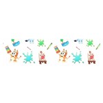 Bluey, Bluey merch, Bluey pattern, Bluey Bluey, bingo, Bluey design, bluey dog 16 x 60 Oblong Satin Scarf Bluey, Bluey merch, Bluey pattern, Bluey Bluey, bingo, Bluey design, bluey dog 16 x 60 Oblong Satin Scarf