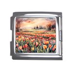 Tulips Field Tree Mega Link Italian Charm (18mm)