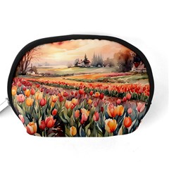 Tulips Field Tree Accessory Pouch (Medium) from UrbanLoad.com Back