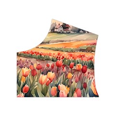 Tulips Field Tree Women s Button Up Vest from UrbanLoad.com Top Left