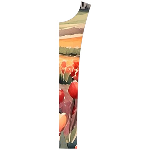 Tulips Field Tree Women s Button Up Vest from UrbanLoad.com Button Placket Right