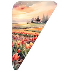 Tulips Field Tree Belt Pouch Bag (Small) from UrbanLoad.com Front Right
