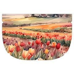 Tulips Field Tree Make Up Case (Small) from UrbanLoad.com Side Right