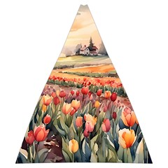 Tulips Field Tree Automatic Folding Umbrella with Case (Medium) from UrbanLoad.com 17.22 x19.95  Umbrella - 7
