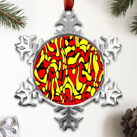 RBY 127 Metal Small Snowflake Ornament from UrbanLoad.com Front