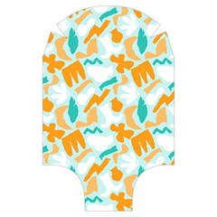 Design Pattern Seamless Tropical Luggage Cover (Small) from UrbanLoad.com Back