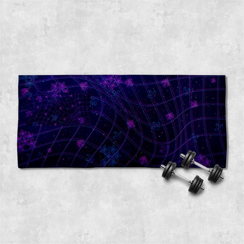 Trippy Stars & Arrows Super Absorbent Gym Sports Towel from UrbanLoad.com Front