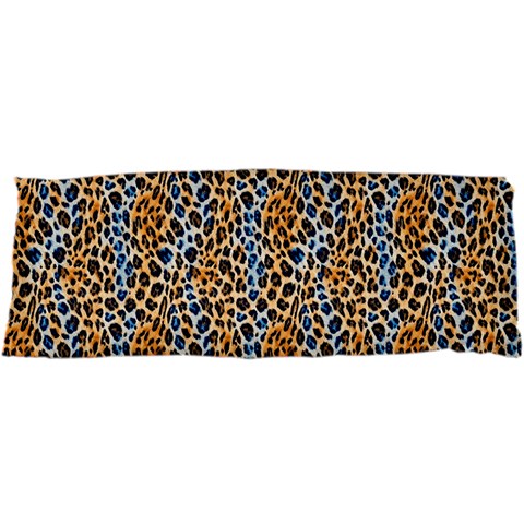 Blue Brown Leopard 67 x25  Body Pillow Case Dakimakura (Two Sides) from UrbanLoad.com Front
