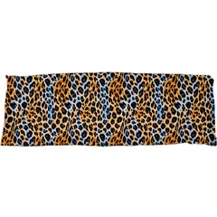 Blue Brown Leopard 71 x25  Body Pillow Case Dakimakura (Two Sides) from UrbanLoad.com Back