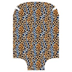 Blue Brown Leopard Luggage Cover (Large) from UrbanLoad.com Back