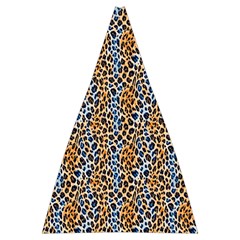 Blue Brown Leopard Automatic Folding Umbrella with Case (Large) from UrbanLoad.com 13.71 x19.92  Umbrella - 2