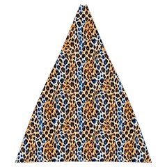 Blue Brown Leopard Automatic Folding Umbrella with Case (Medium) from UrbanLoad.com 17.22 x19.95  Umbrella - 2