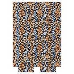 Blue Brown Leopard Automatic Folding Umbrella with Case (Medium) from UrbanLoad.com Case