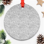 Light Grey Snake Ornament (Round)