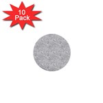 Light Grey Snake 1  Mini Buttons (10 pack) 