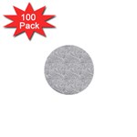 Light Grey Snake 1  Mini Buttons (100 pack) 
