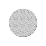 Light Grey Snake Magnet 3  (Round)