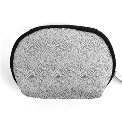 Light Grey Snake Accessory Pouch (Medium) from UrbanLoad.com Front