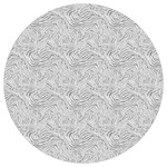 Light Grey Snake Round Trivet