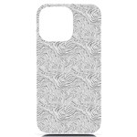 Light Grey Snake iPhone 14 Pro Max Black UV Print PC Hardshell Case