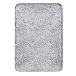 Light Grey Snake Rectangular Glass Fridge Magnet (4 pack)