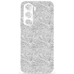 Light Grey Snake Samsung Galaxy S24 Plus 6.7 Inch Black TPU UV Case